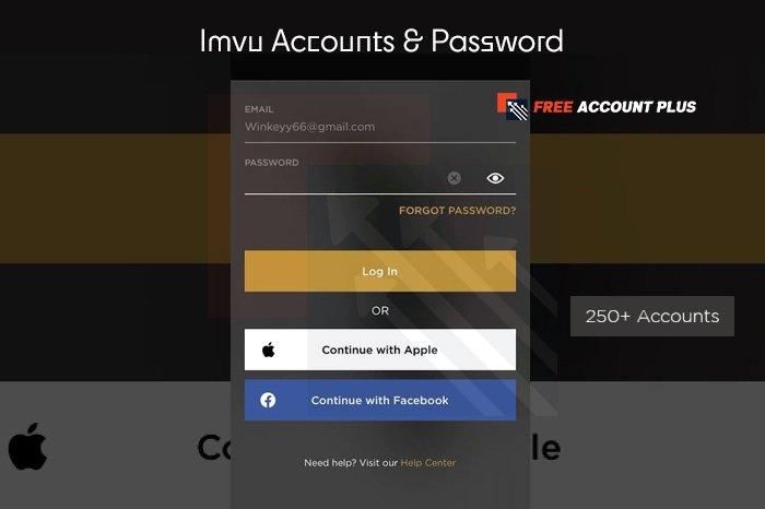 Get Free IMVU Login Details – Premium Accounts & Passwords [Working 2025]